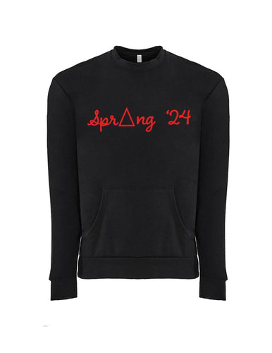 Pre - Order Spring 24 Black Hoodless Sweatshirt
