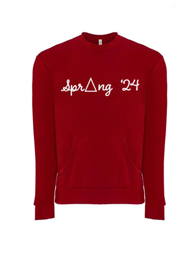 Pre - Order Spring 24 Red Hoodless Sweatshirt