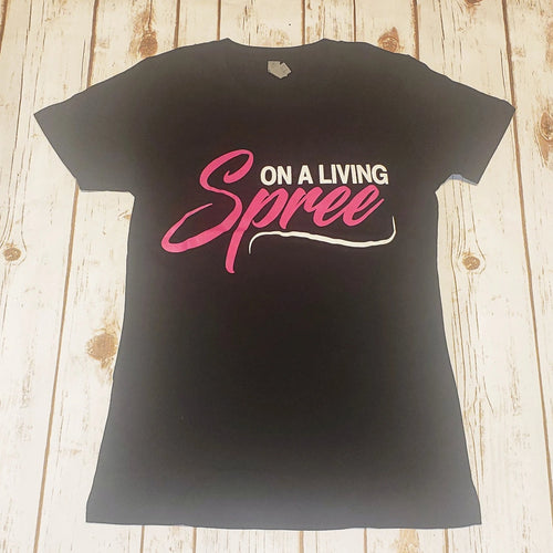OALS Black & Fuchsia Crew Neck -Fitted