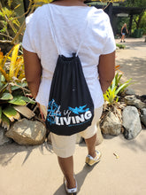 Load image into Gallery viewer, Life is Living Drawstring Bag