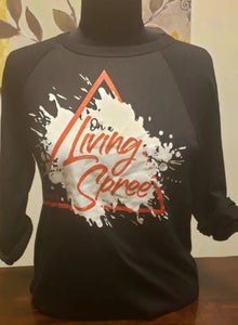 DSTinctive Charcoal & Black Relaxed 3/4 Sleeve Baseball Tee (S-XL)