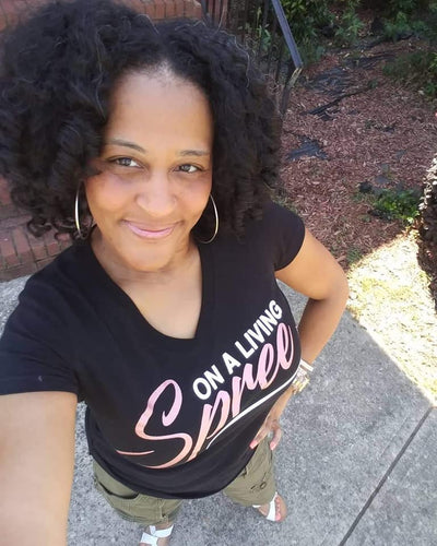 OH!! ROSE GOLD!!! Black Fitted Tee  (S - XXL)