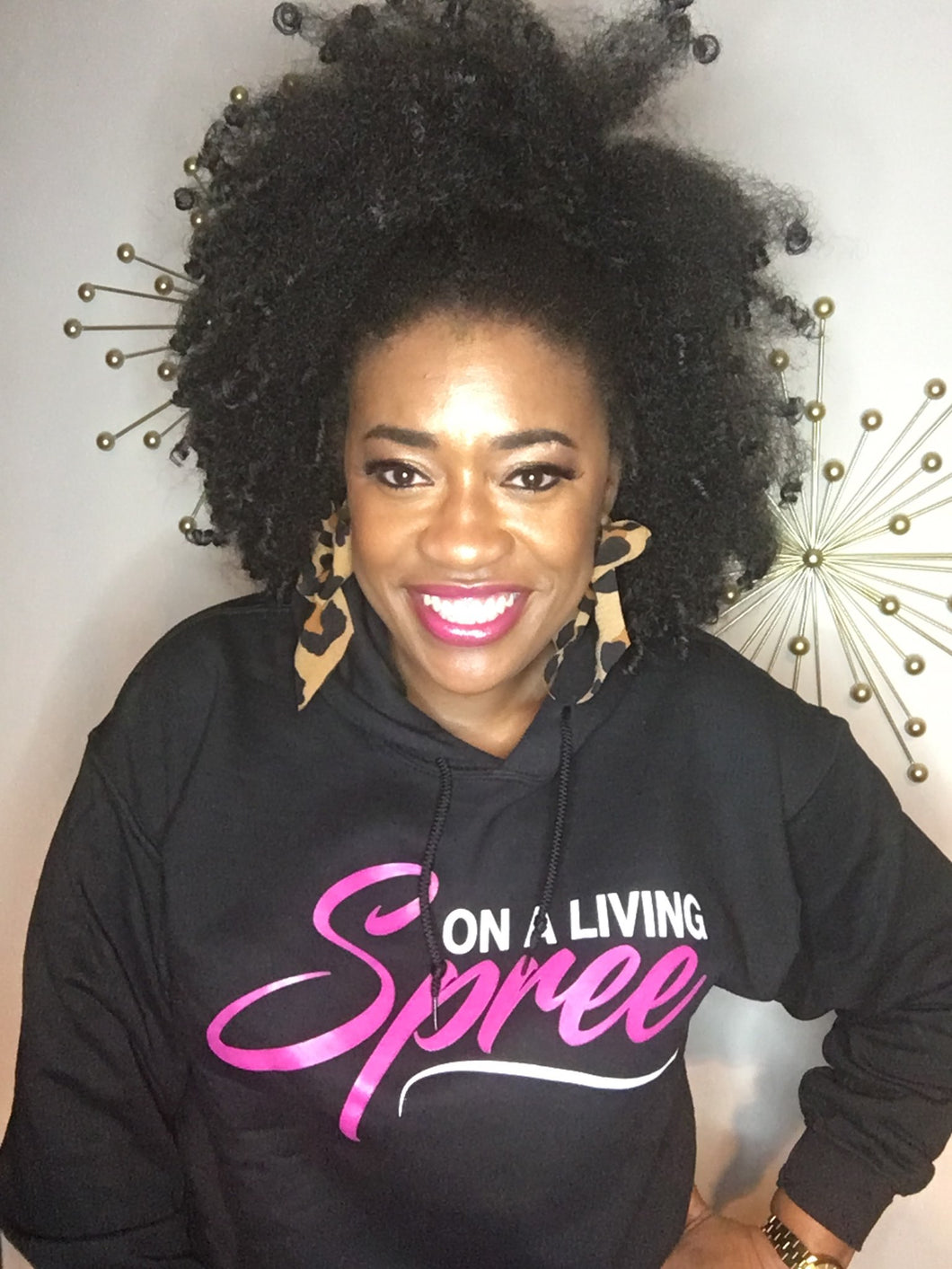 HAUTE BLACK & FUCHSIA Classic Hoodie