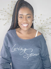 Load image into Gallery viewer, Charcoal Gray &amp; Metallic Silver Unisex Sweatshirt (S - XL)