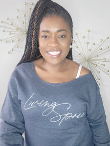 Charcoal Gray & Metallic Silver Unisex Sweatshirt (S - XL)