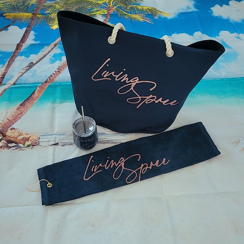 NAVY & ROSE GOLD OALS Travel Pack