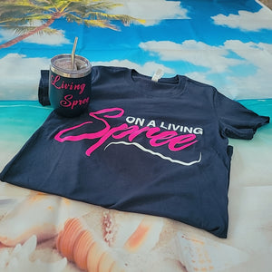 Navy & Fuchsia Wine Tumbler + Straw Kit