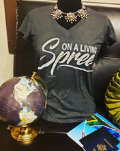 Load image into Gallery viewer, On A Living Spree Gray V-Neck