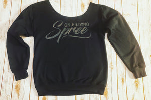 HAUTE BLACK ON BLACK UNISEX SWEATSHIRT (S-XL)