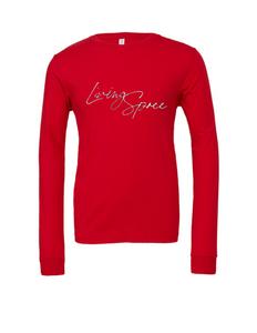 Red & White  Long Sleeve Tee