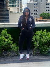 Load image into Gallery viewer, MAKE THE DASH COUNT ZIP UP HOODIE
