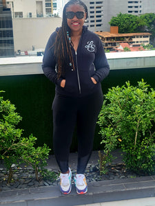 MAKE THE DASH COUNT ZIP UP HOODIE