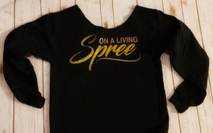 OH!!! ROSE & GOLD BLACK UNISEX SWEATSHIRT (S - XL)