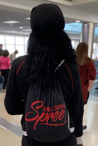 Black & Red Drawstring