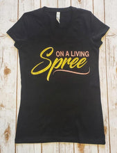 Load image into Gallery viewer, OH!!!! GOLD &amp; ROSE Black Women&#39;s Fitted Tee (S - XXL)