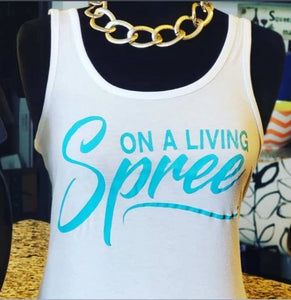 Want To Go To The Beach Blue - Gray V-Neck