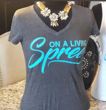 Load image into Gallery viewer, Want To Go To The Beach Blue - Gray V-Neck